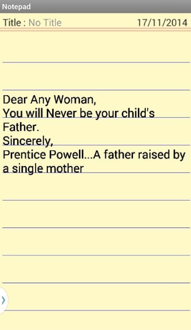 Dear Any Woman 3 m