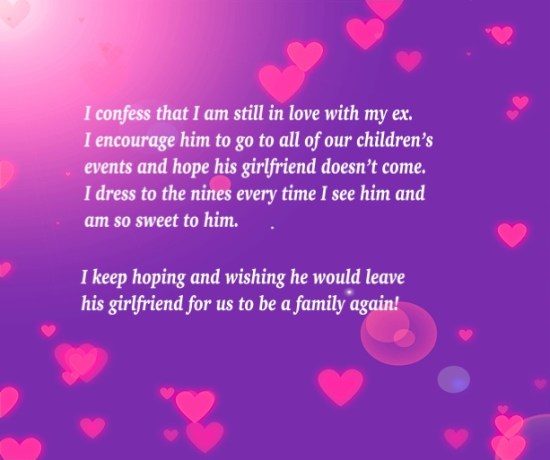 I confess that I am still in love with m