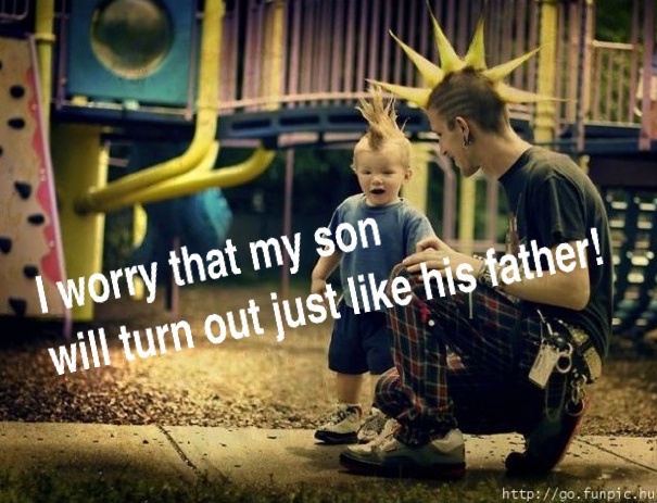 I worry that my son will turn white letters m