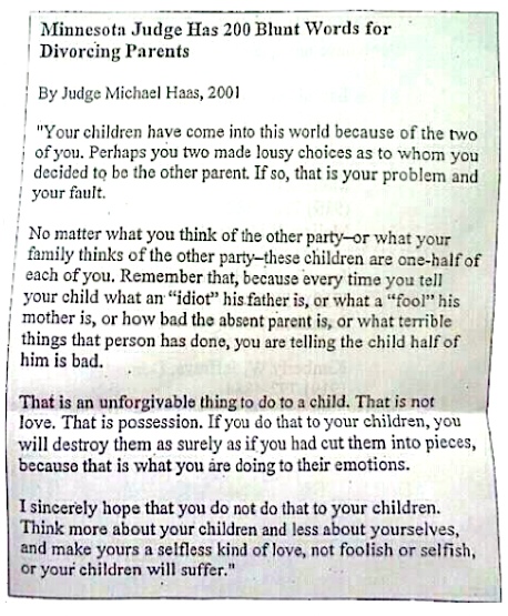 Judge has blunt words m