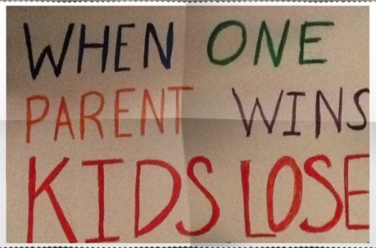 When one parent wins site i